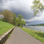 Fahrradwege am Rheinufer von Bonn bis Remagen